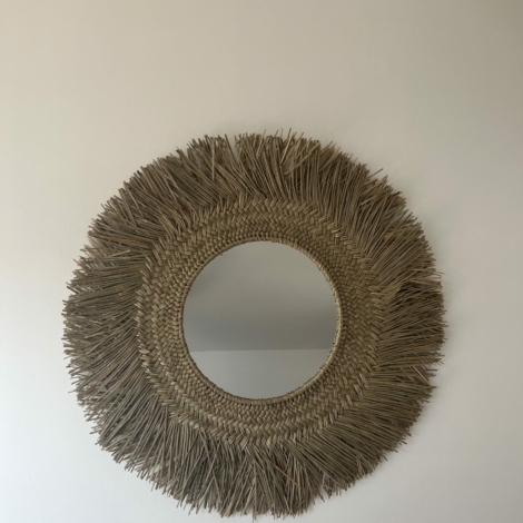 Miroir beige naturel